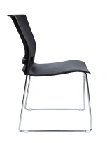 Стул офисный NORDEN Four grey / серый пластик / хром база