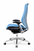 Кресло для руководителя College HLC-2588F/ORANGE Сетка оранжевый / Крестовина алюминий