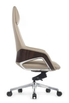 Кресло для руководителя RV Design Aura FK005-A Тёмно-коричневый (3072) натуральная кожа