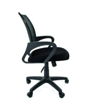 Кресло офисное Chairman 696 Россия TW-05 Пластик черный / Спинка синяя