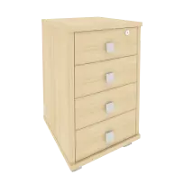 Style Тумба подкатная 4 ящ. с фолдингом Л.ТМ-4F Дуб наварра 420×450×714