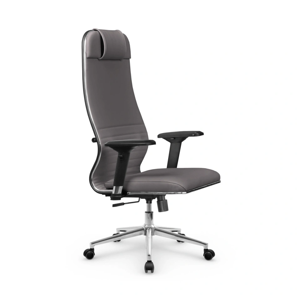 Кресло для руководителя Метта L 1m 38K2/4D_17852_Infinity Easy Clean_серый