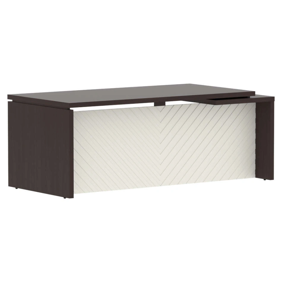 Стол для руководителя левый TLCT 209(L) Венге Магия Z/Латте 2000×900×750 TORR LUX