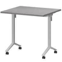 Стол мобильный складной Моби МБ25-80.70 Таксония/Белый