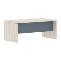 Стол для руководителя TLST 189 Сосна Эдмонт Z/Серо-голубой 1800×900×750 TORR LUX