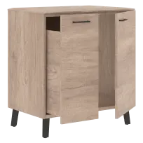 Каркас тумбы фригобар с выдвижной JGR 8655-2 Антрацит 850х530х905 JAY