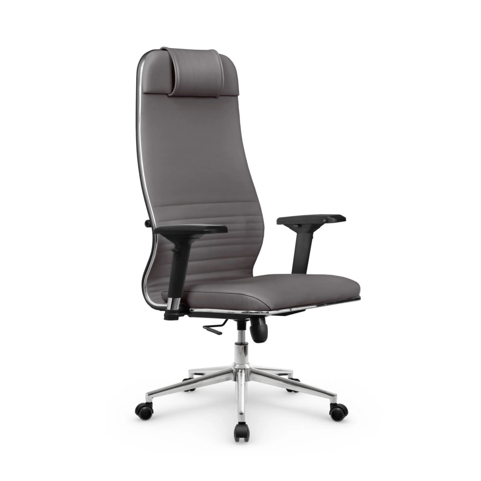 Кресло для руководителя Метта L 1m 38K2/4D_17853_Infinity Easy Clean_серый