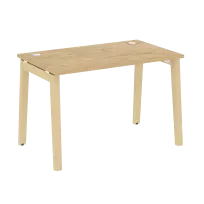 Onix Wood Стол офисный OW.SP-2.7 Дуб мали/Дуб светлый/Белый металл 1180×720×750