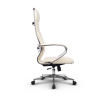 Кресло для руководителя Метта L 1c 44B/K_17834 Кожа перфорированная NewLeather – Черный