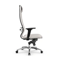 Кресло для руководителя Метта L 1m 40M/2D_17838_Кожа перфорированная NewLeather – Черный