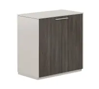 Шкаф для документов низкий Atlas / 824×450×832 / NZ-0314.GS.YN / Серый камень