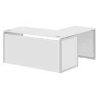 Стол офисный угловой XQPCT 1615H Сосна Эдмонт/Белый 1600×1500×750 XTEN-QP