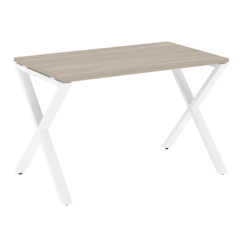 Loft Стол рабочий VR.L-SRX-2.7 Дуб аттик/Белый металл 1180×720×750