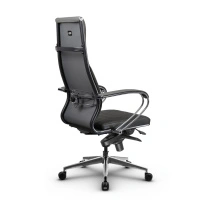 Кресло для руководителя Метта L 1m 44M/K_17839_Кожа перфорированная NewLeather – Черный