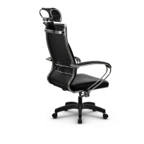 Кресло для руководителя Метта L 2c 46/K_17831_Кожа перфорированная NewLeather - Черный_Кожа перфорированная NewLeather - Черный