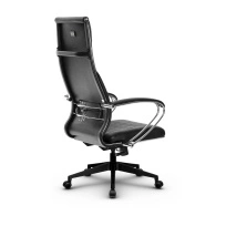 Кресло для руководителя Метта L 1m 44M/K_17832_Кожа перфорированная NewLeather – Черный