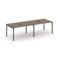 Стол для переговоров Style Project SN-4P.SPRG-012 Акация Лорка/Металл Черный 2360×980×750
