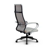 Кресло для руководителя Метта L 1m 42/K_17832_Кожа перфорированная NewLeather – Черный