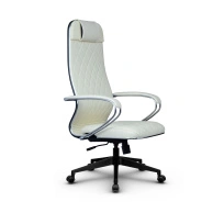 Кресло для руководителя Метта L 1m 40M/K_17832_Кожа перфорированная NewLeather – Черный