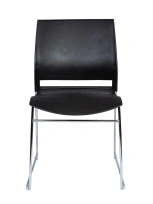 Стул офисный NORDEN Four grey / серый пластик / хром база
