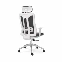 Кресло для руководителя ТЕСЛА / Тесла серый TESLA White Grey