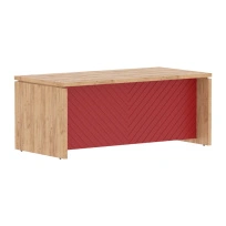 Стол для руководителя TLST 189H Сосна Эдмонт Z/Серо-голубой 1800×900×750 TORR LUX