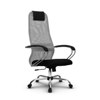 Кресло для руководителя Metta SU-BK-8 (SU-BK131-8) CH / Светло-серый – Светло-серый