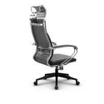 Кресло для руководителя Метта L 2c 44B/K_17832_Кожа перфорированная NewLeather - Черный_Кожа перфорированная NewLeather - Черный