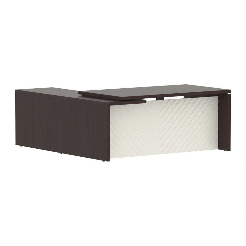 Стол руководителя TLCT 1820(R) Венге Магия Z/Латте 1800х2000х750 TORR LUX