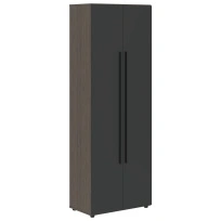 Шкаф для документов высокий широкий VHCS 80.1 Яшма черный/Кобра 800×430×2253 VELION