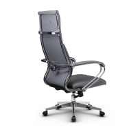 Кресло для руководителя Метта L 1c 44C/K_17834 Кожа перфорированная NewLeather – Черный