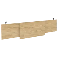 Onix Direct Царга для стола руководителя O.M-CSR-6 Тиквуд светлый/Антрацит металл 1740×450×54