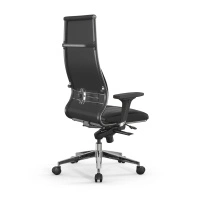 Кресло для руководителя Метта L 1m 46/2D_17839_Кожа перфорированная NewLeather - Темно-коричневый_Кожа перфорированная NewLeather - Темно-коричневый
