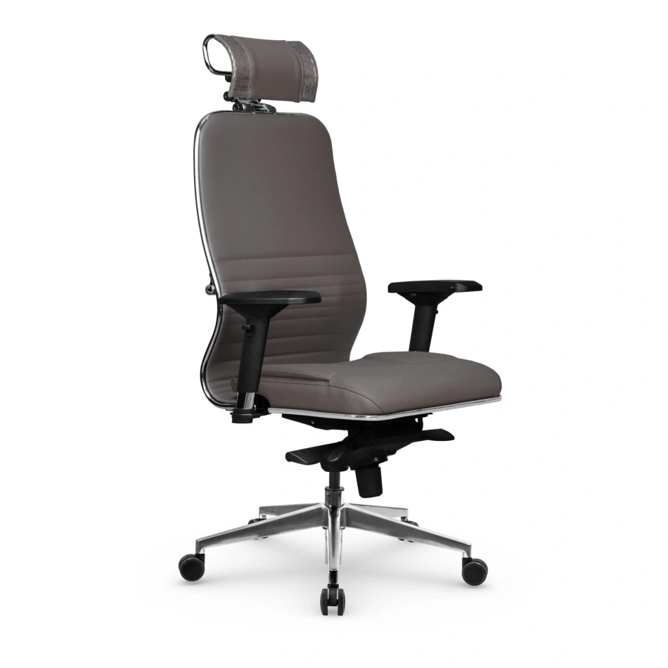 Кресло для руководителя Samurai KL-3.041 Infinity Easy Clean серый
