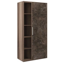 Шкаф комбинированный B-tone BTN36150042 вяз бетон темный