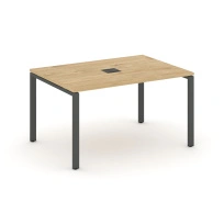 Стол для переговоров Style Project SN-6P.SPRG-003 Акация Лорка/Металл Черный 1380×980×750