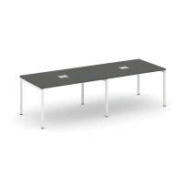 Стол для переговоров Style Project SN-4P.SPRG-012 Акация Лорка/Металл Черный 2360×980×750