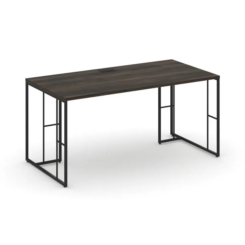 Стол для руководителя Rift Direct RF.SR-023 Дуб Мали / Металл Черный 1380×800×750