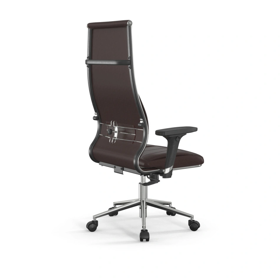 Кресло для руководителя Метта L 1m 46/2D_17852_Infinity Easy Clean_темно-коричневый