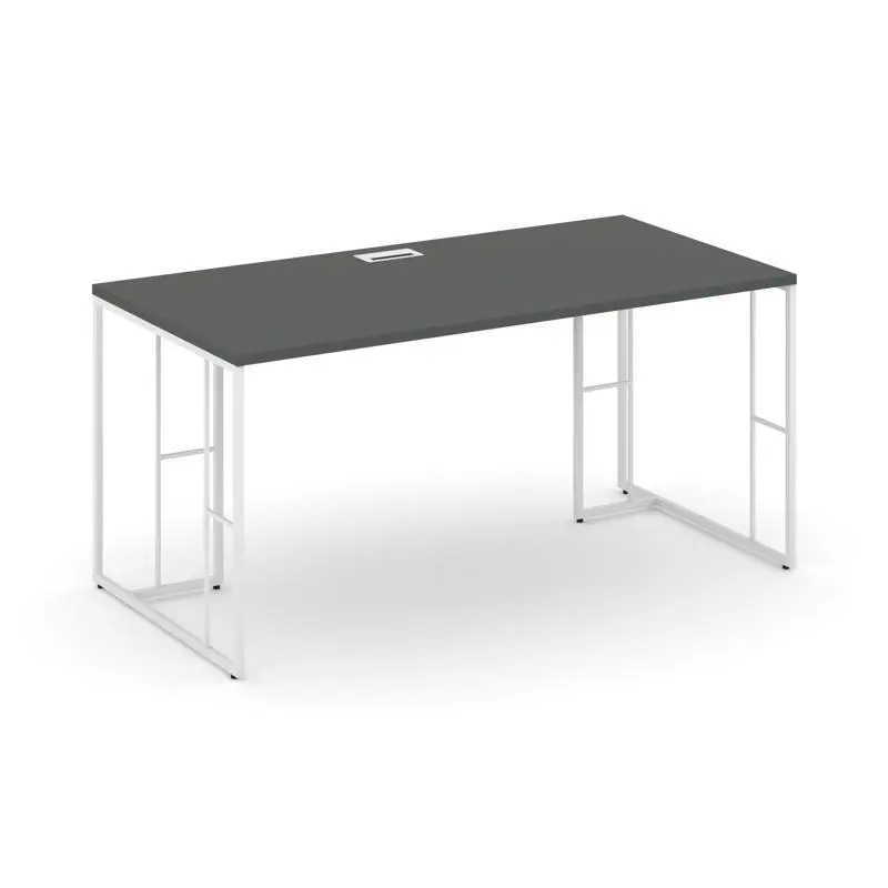 Стол для руководителя Rift Direct RF.SR-024 Антрацит / Металл Белый 1580×800×750