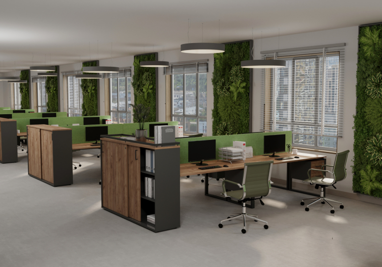 Мебель для персонала Style Project цвет Дуб Табак