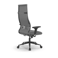 Кресло для руководителя Метта L 1m 46/2D_17832_Кожа перфорированная NewLeather - Темно-коричневый_Кожа перфорированная NewLeather - Темно-коричневый