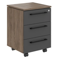 Тумба для документов мобильная Morris Trend MC-3D.A Сосна Нордик/Антрацит 465×450×652