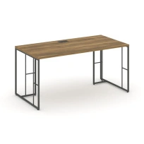Стол для руководителя Rift Direct RF.SR-023 Дуб Табак / Металл Черный 1380×800×750