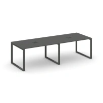 Стол для переговоров Style Project SN-6O.SPRG-011 Акация Лорка/Металл Черный 1960×980×750