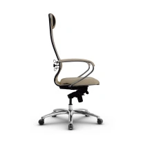 Кресло для руководителя Метта L 1m 38K2/K_17838_Кожа перфорированная NewLeather – Черный