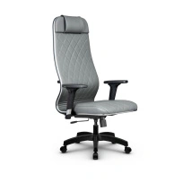 Кресло для руководителя Метта L 1m 40M/2D_17831_Кожа перфорированная NewLeather – Черный