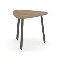 Стол для переговоров Style Project SN-4.SPRG-70.3 Акация Лорка/Металл Черный 900×900×750