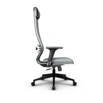 Кресло для руководителя Метта L 1m 40M/2D_17832_Кожа перфорированная NewLeather – Черный