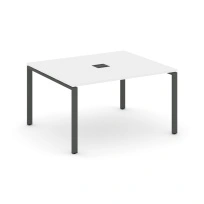 Стол для переговоров Style Project SN-6P.SPRG-033 Акация Лорка/Металл Черный 1380×1180×750